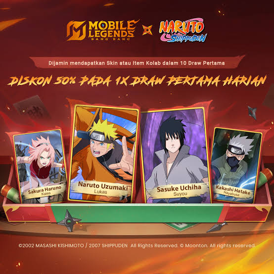 Kolaborasi MLBB x Naruto yang Kembali Ramai Dibicarakan